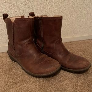 Leather Ugg boots
